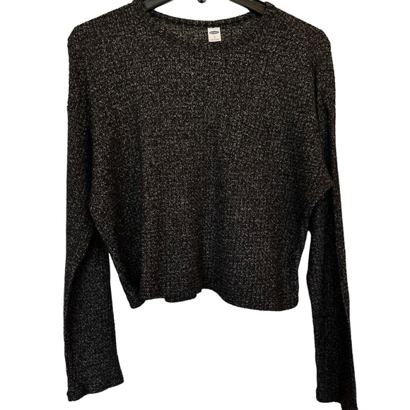 OLD NAVY Loose Cropped Sweater Womens Sz Small Rib-Knit Soft Sweater - Picture 1 of 5